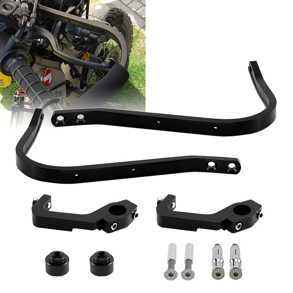 Sporacingrts Aluminum Hand Guards for CT125 Black Designed Specifically for OEM and Specialized Hunter Dirt Wind and Dust Protection (JA55/JA65)