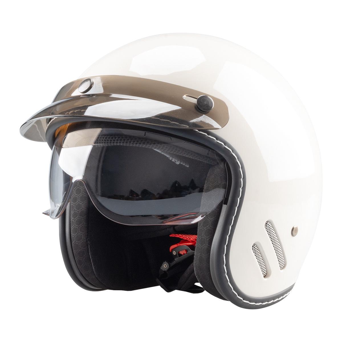 

Ретро Мотоциклетный и Скутерный Шлем на Все Сезоны - Унисекс Защитная Экипировка для Поездок XXL