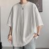 Summer Short Loose Large Big Round Soft To the [foveitaa] Clothes, Men's T-Shirt, Sleeve, Fit, Size, T, 5/8 Sleeve, Cool, Plain, Popular, Casual,