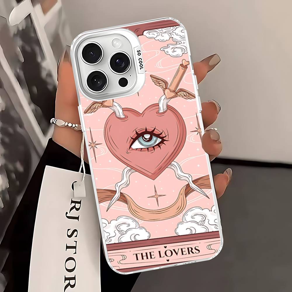 Divination Tools T-tarot Cards Phone Case For IPhone 17 16 15 14 13 12 11 Pro Max Plus Pro Colorful Shell