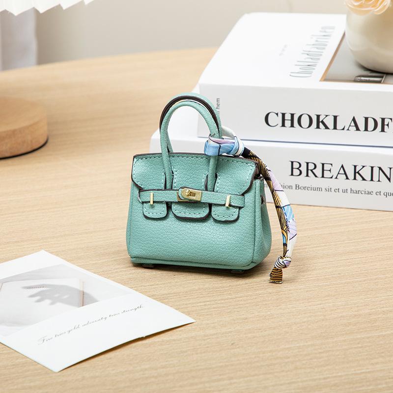 

Мини маленький брелок-подвеска для сумки, набор наушников, автомобильный брелок, креативный кошелек для монет, подвеска, AVE 9x10cm синий