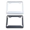 License Plate Holder Eye Catching Fit for European Motorcycle Number Plate Frame Resistant Discoloration Easy To Install 40GF