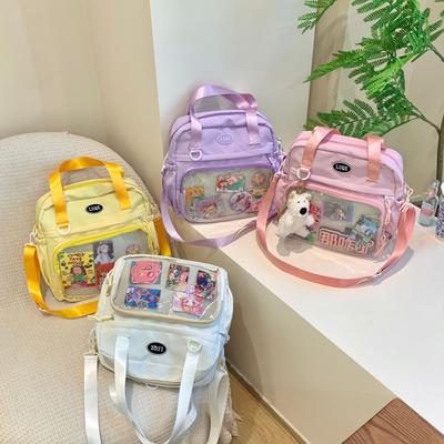 Women's Bag Large Capacity Pain Bag New Handbag Korean Version Fashionable Sweet Shoulder Bag Messenger Bag Backpack