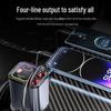 Starry Sky Car Charger: Four-in-One Super Fast Charging for Apple & Huawei