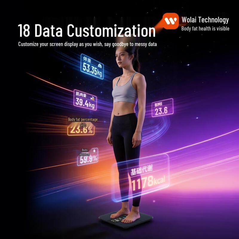 

ICOMON S7 Smart 4-Electrode Body Fat Scale (CN version)