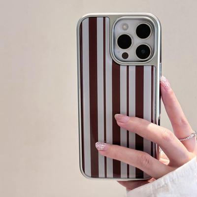 Brauner Streifen Handyhülle für iPhone 17 iPhone 17 Pro Max