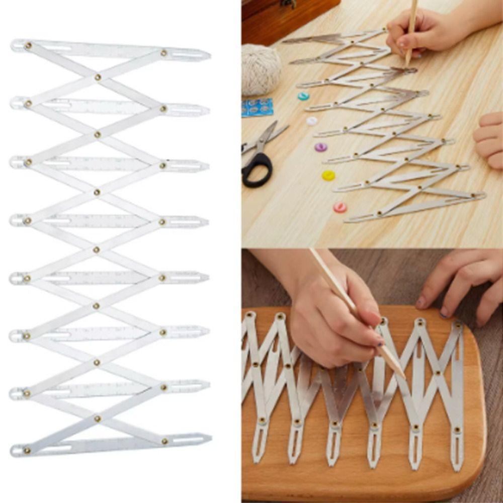Adjustable Length Sewing Gauge Tool Buttonhole Mark Equidistant Measuring Tool For Sewing