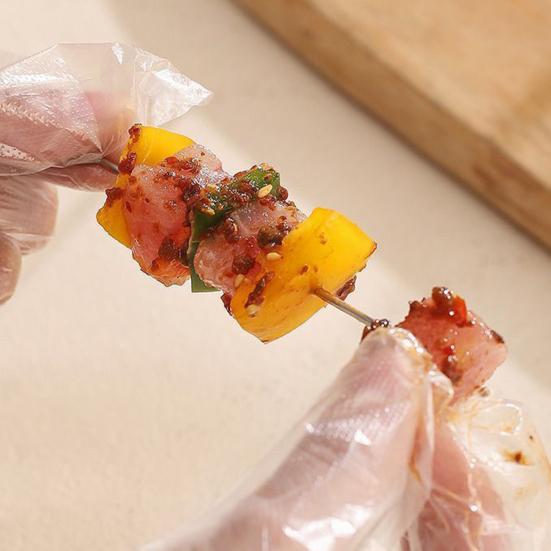 Stojan na špízy pro horkovzdušnou fritézu, grilovací rošt se 48 špízy, kulatý nerezový vertikální stojan na masové špízy, příslušenství pro horkovzdušnou fritézu