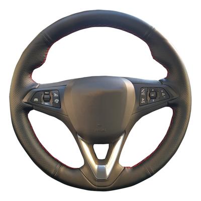 Car Steering Wheel Cover For Opel Astra (K) Corsa (E) CrosslandX GrandlandX Insignia Customized Steering Wrap Microfiber