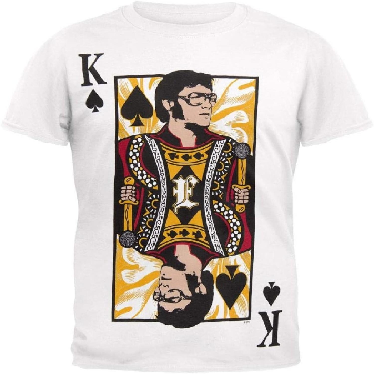 Elvis Presley - King Of Spades Soft T-Shirt S