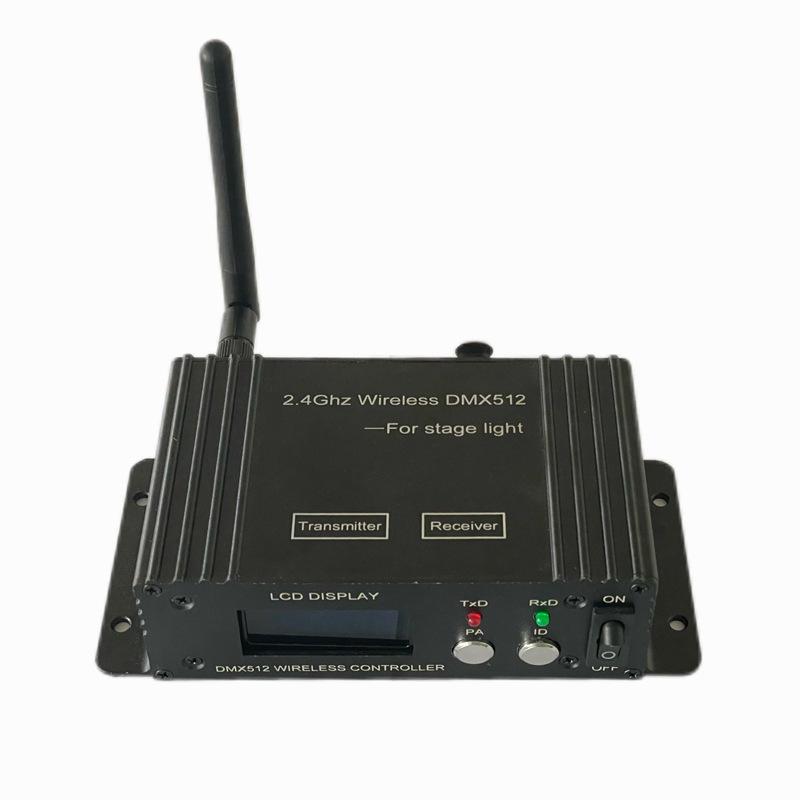 DMX512 Wireless Lighting Controller with LCD: Transceiver, Transmitter, Receiver for Stage Lights
