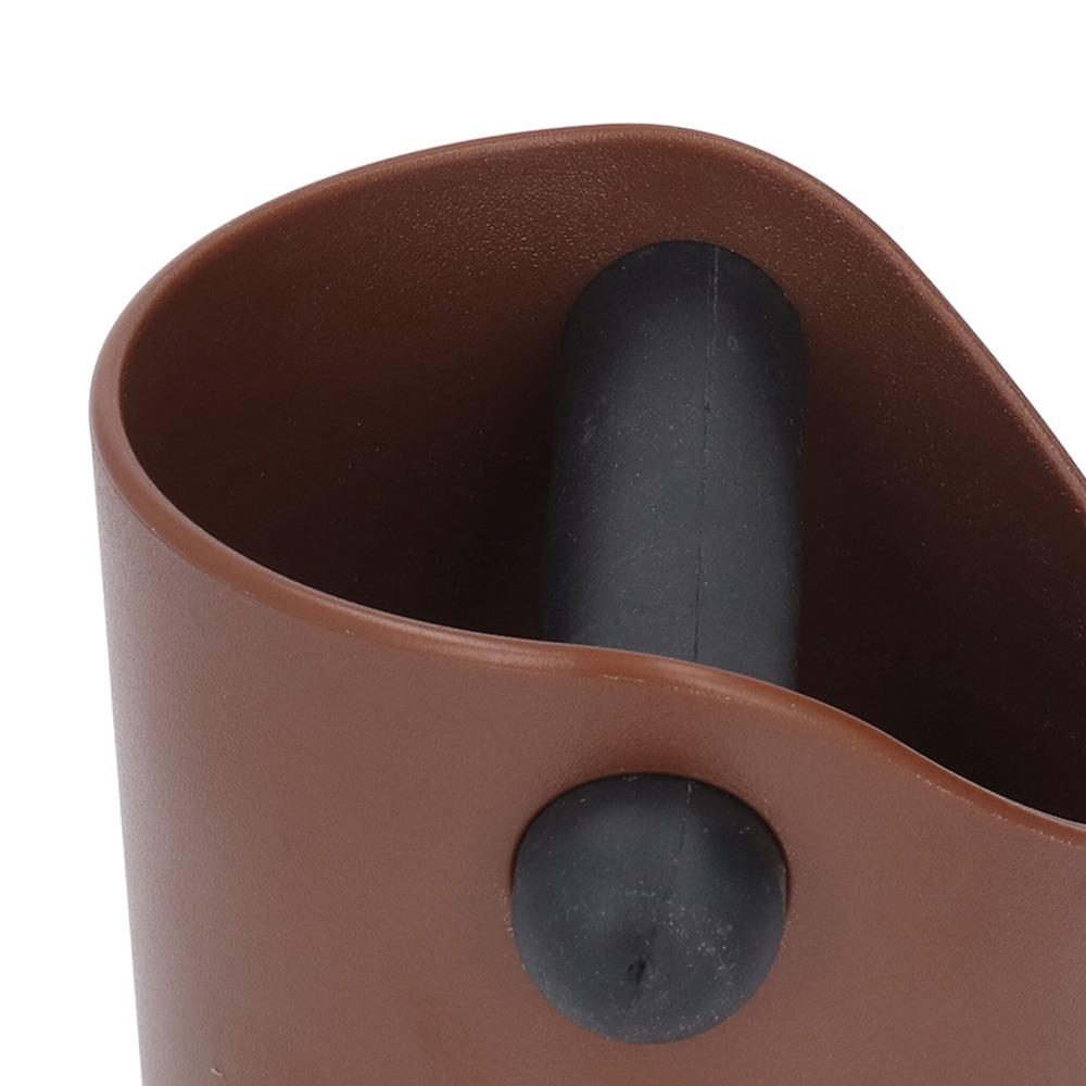 Large Opening Coffee Grind Dump Bin Shock Absorbent Espresso Knock Box Coffee Bar Use