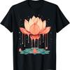 Melting Lotus Flower On Dripping Lotus Flower T-Shirt