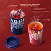 CHAGEE Insulated Mug, 316 Stainless Steel, Locking Lid Coffee Cup, Tea Pot, High Aesthetic Value, Starry Red, 515ml