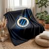 Coperta morbida in pile flanella Club Brugge FC Leggera Accogliente Calda Coperta da lancio per Divano Letto Decorazione Casa