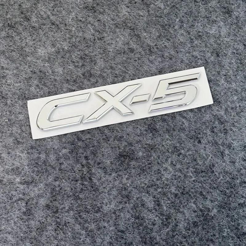 3D ABS CX-4 CX-5 Car Letter Badge Logo Trunk Decorative Sticker For Mazda 2 3 6 CX50 CX60 CX30 CX7 CX90  Demio black Accessories wcgvh11