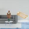 Horse Clock Desktop Figurine Decoration Crafts Collection Statue Animal Table Dessert Plate
