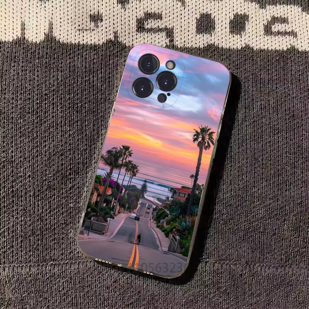 Travel Los Angeles California Phone Case for iPhone 11Pro 13 12 11 Pro Max 16e 17 Air 16 15 14 Plus 11ProMax