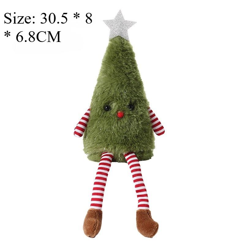 Christmas Decoration Long Legs Christmas Tree Doll Children Gift Hotel Mall Window Decoration Christmas Plush Ornament