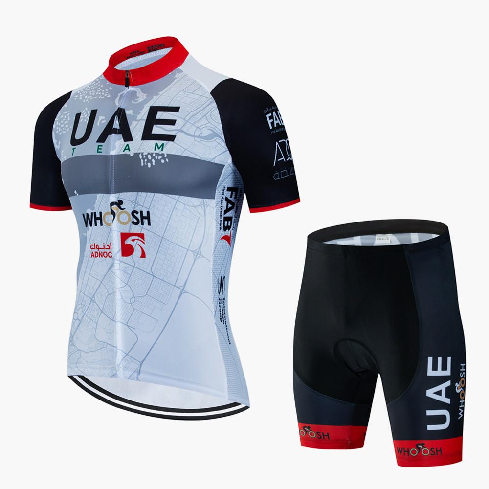 Förenade Arabemiraten Cykeltröja Set Cykeldräkt Mountainbikes Sommaroutfit Cykelkläder för Män Mtb Tröja Bib Shorts Cykelkläder Cykel