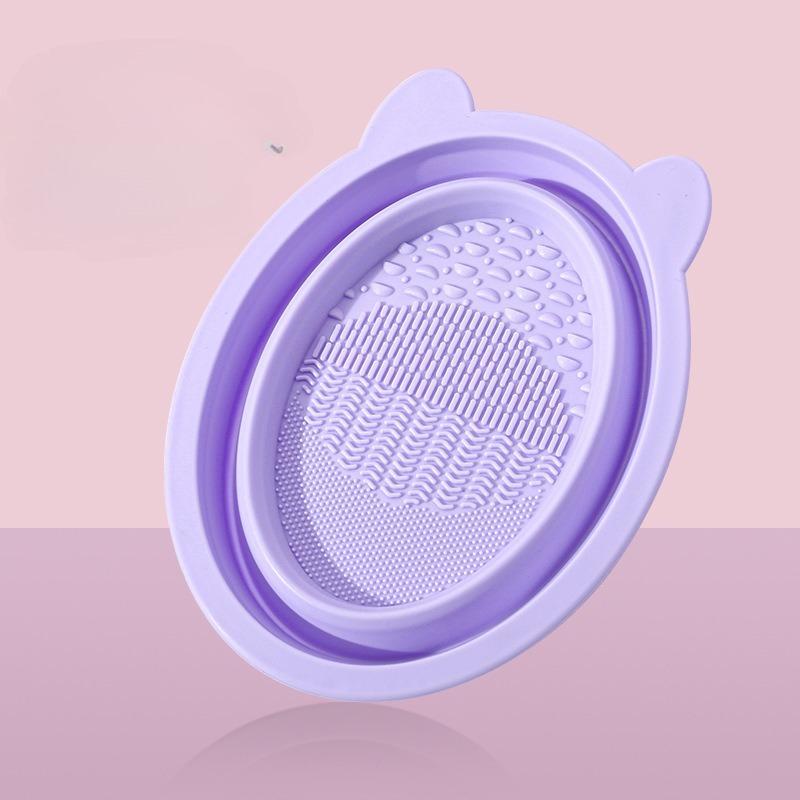 

Multi-Purpose Makeup Brush Cleaner & Sponge Washing Tool - Silicone Set for Easy Cleaning of Foundation Brushes Beauty Blenders