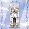 Frieren Beyond Journey's End Hanging Painting Himmel Stark Anime Peripherals Cartoon Cloth Scroll Poster