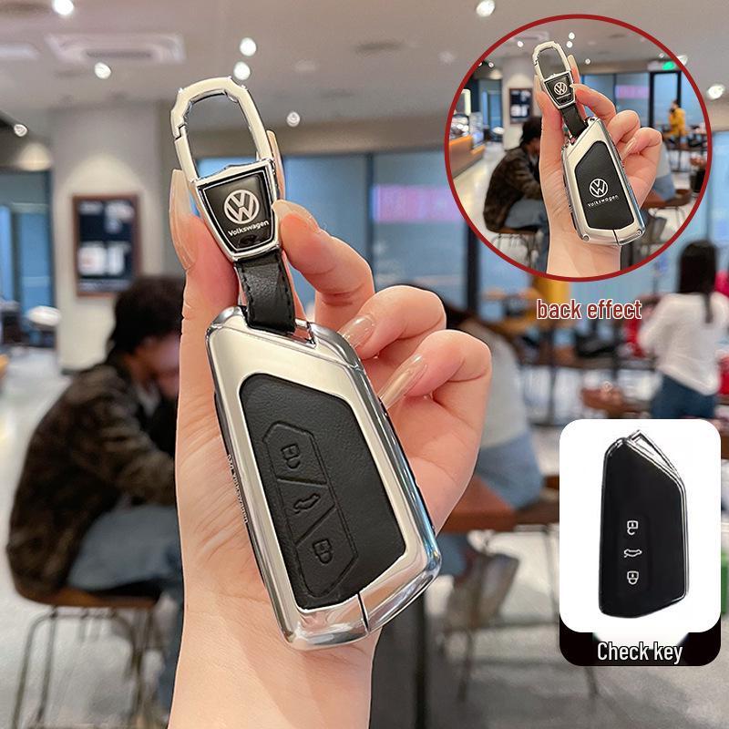 Compatible Key Case for Volkswagen Golf 8, ID4, Lingdu, Lanxun, ID3, Tiguan L, Passat Pro, and Touareg.