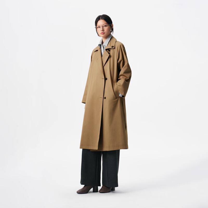 Broadcast Women's Retro Commuter Mid-Length Trench Coat