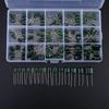 150pcs 100V 15 Value 0.33nF 470nF Polyester Film Capacitors Assortment Kit Box