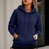 Women's Drawstring Hoodie Sweatshirt with Sleeves for Fall Winter