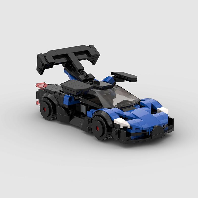 MOC Racer Cars City Sports Vehicle Building Blocks Creative Garage Toys  Education brick Christmas child Gift