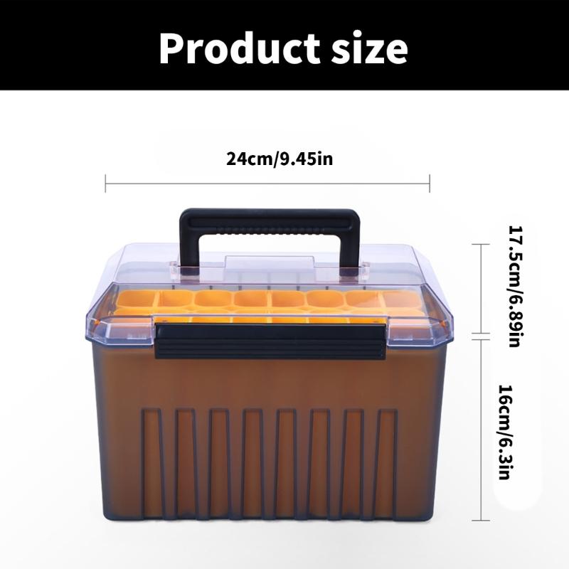 Přenosný dřevěný box na nástrahy na krevety Vodotěsný Organizér na rybářské nástrahy Nízká hmotnost Box na rybářské náčiní Snadno přenosný