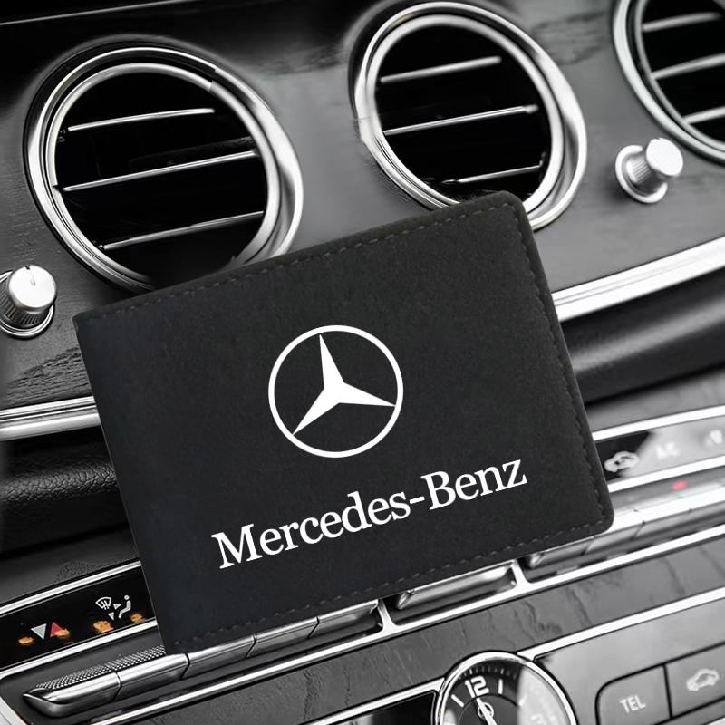 1ks Kožené pouzdro na kreditní karty Ochranné pouzdro na jízdní doklady do auta Pro Mercedes Benz AMG A D G Třída GLA GLB W124 W176 C260 C300