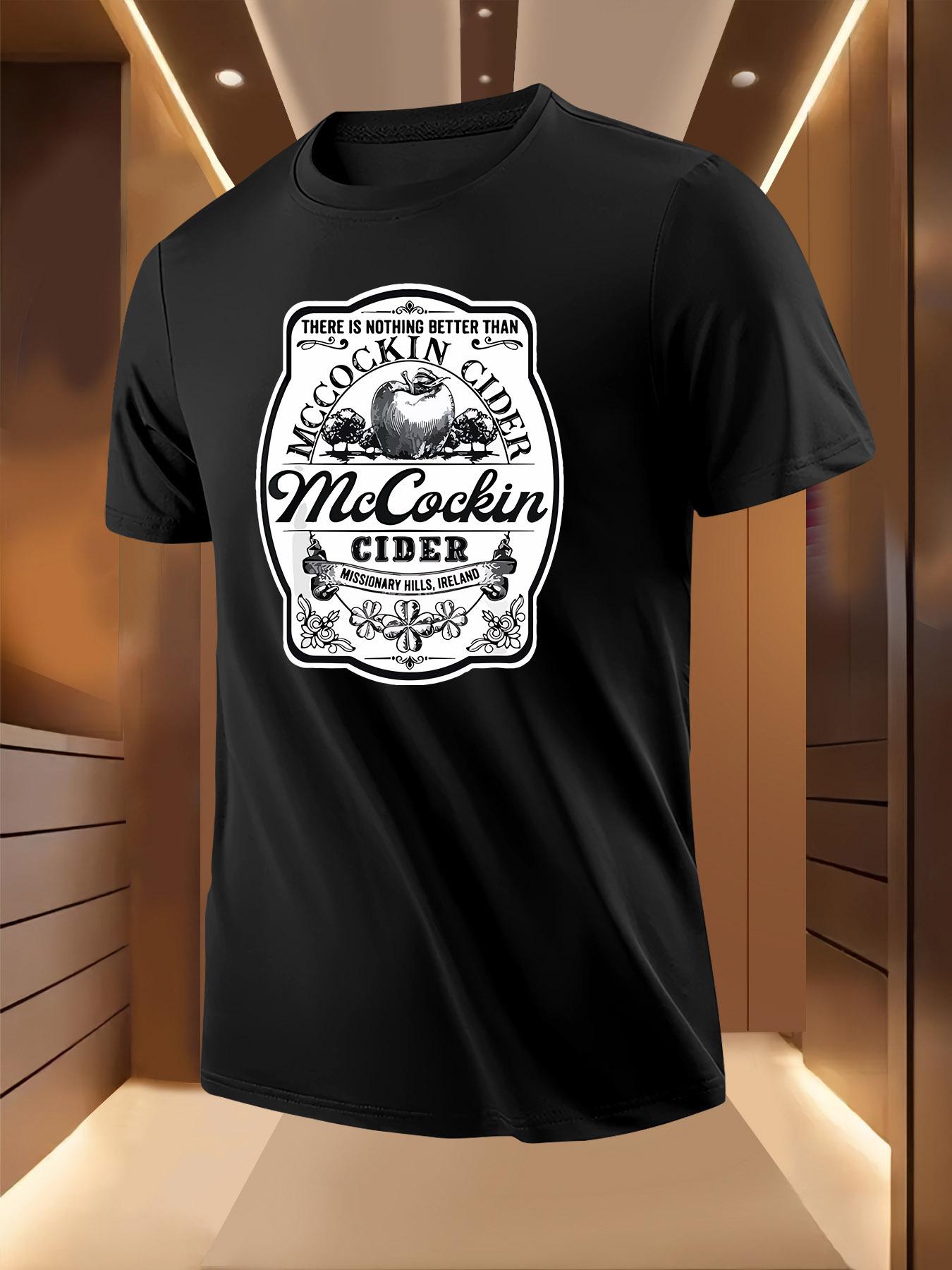 Irish Apple Cider Graphic Tshirt - Light Yellow Casual Su... S