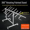 Multi-function Rotating Spray Booth Rack for Car Bumper and Sheet Metal Painting