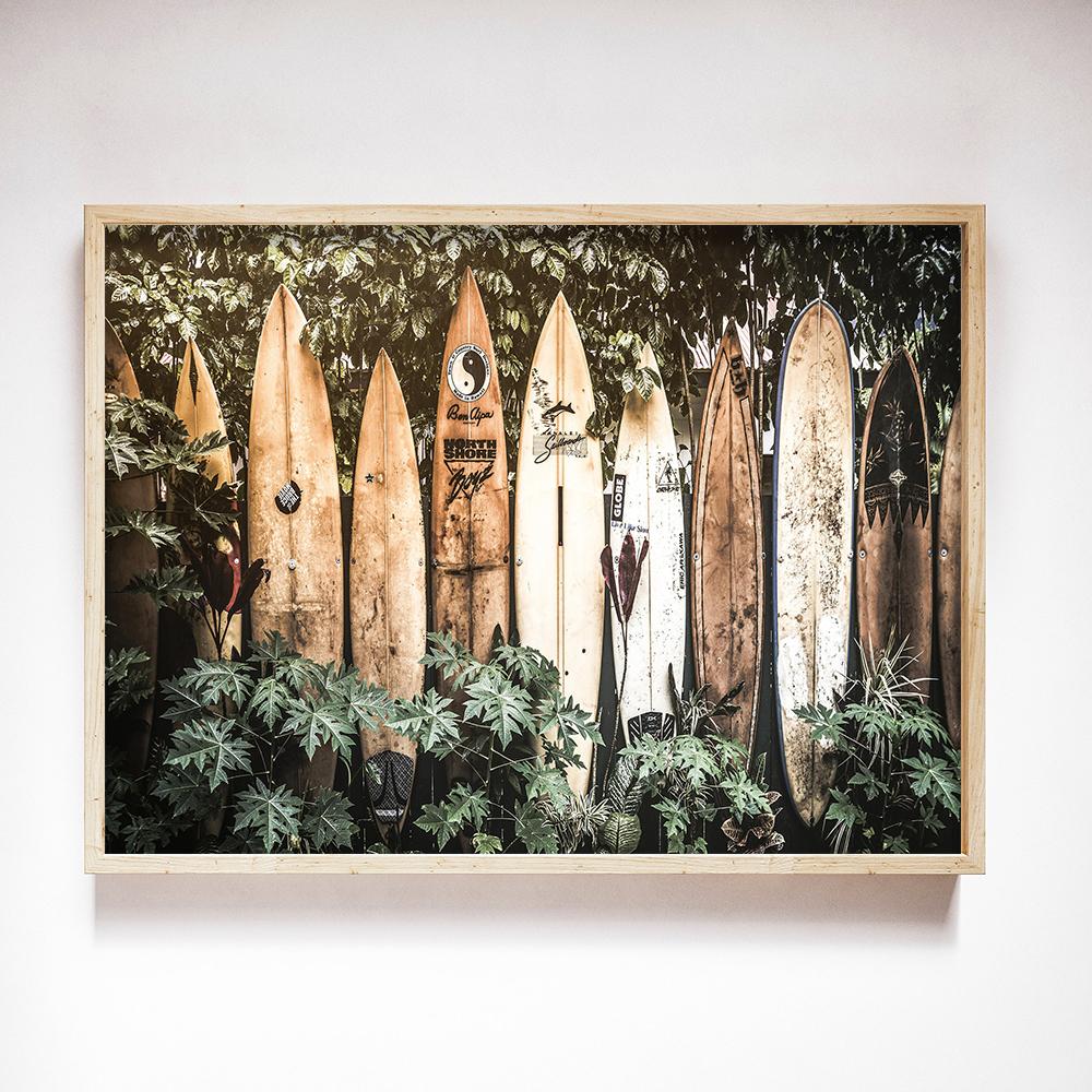 

Летние тропические плакаты и принты с серфингом Картина на холсте Гавайи Доска для серфинга Настенные художественные картины Украшение гостиной Домашний декор 21X30cm No Frame