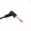 2Pcs 10/30/50Cm Anti-Noise Electric Guitar Pedal Audio Cable 1/4" Right Angle Pedal Connectors Kit