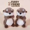 Realistisches Otter-Stofftier Weiches Süßes Seeotter-Stofftier Puppe Kinder-Kuschelpuppe Geschenk
