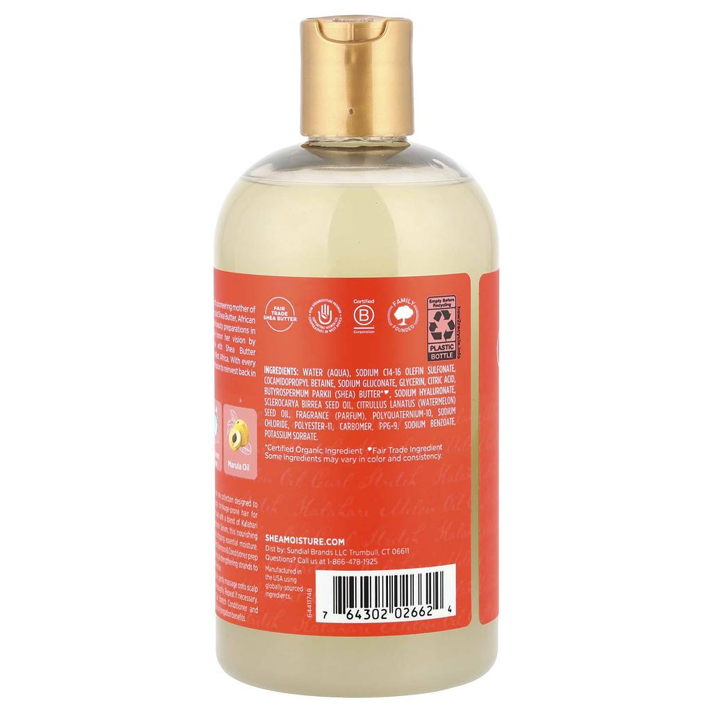 SheaMoisture, Curl Stretch Shampoo, Kalahari Melon Oil, 384 ml (13 fl oz)