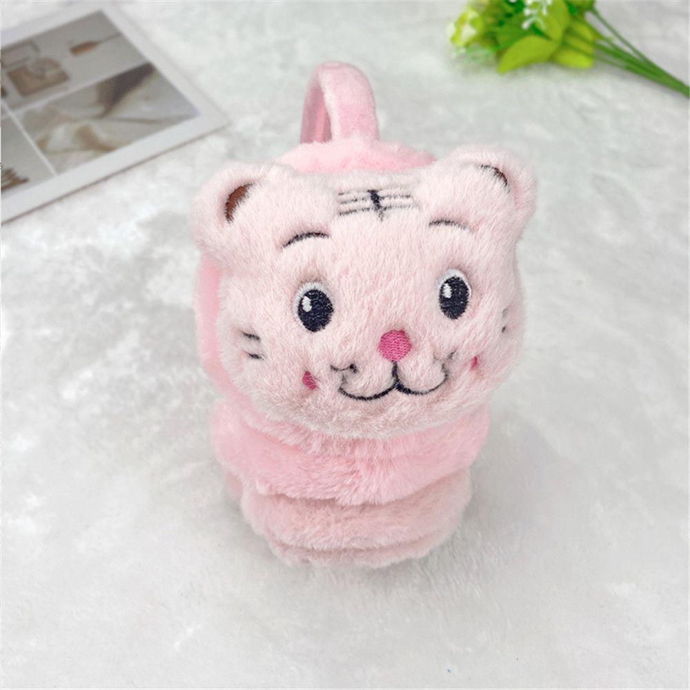 

Fashion Soft Plush Cartoon Cute Thicken Warm Ear Protection Warm Earmuffs Ear Warmers світло-рожевий колір