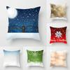 Christmas Home Pillowcases Christmas Printed Bed Home Decoration Cushion Covers Christmas Decoration Pillowcases