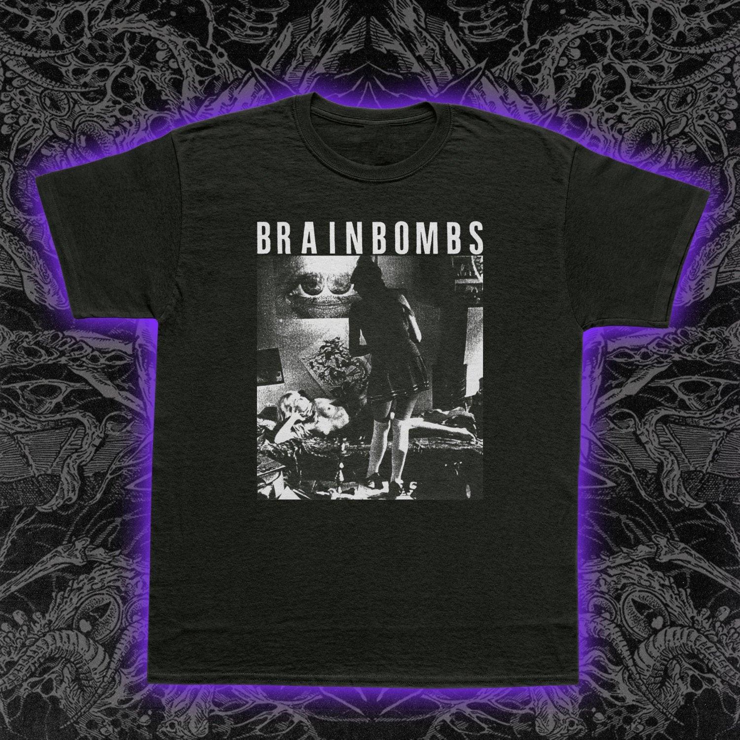 Brainbombs Burning Hell Футболка Мужская Женская Футболки Топ Noise Rock Death Punk Шведская Музыкальная Футболка S-5XL 3XL