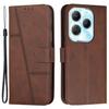 For Infinix Hot 40/Hot 40 Pro Phone Case Wallet Stand Cover Calf Texture