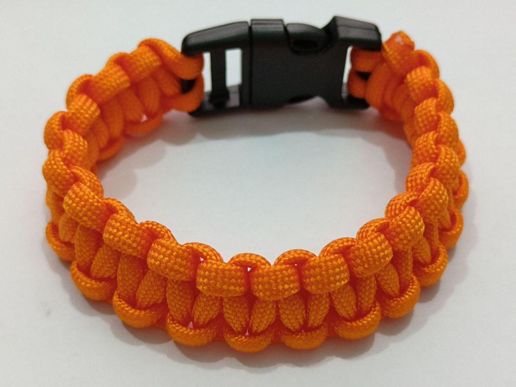 Seven-Strand Survival Paracord Bracelet: Outdoor Emergency Woven Wristband