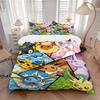 3pcs Pokemon Bedding Set. Soft and Comfortable with No Core Included (1x Duvet Cover + 2x Pillow Covers) Yy251010122
