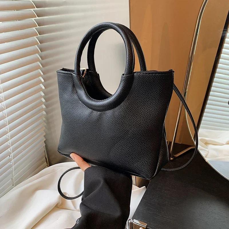 

Универсальная сумка через плечо для женщин, популярная сумка, мягкая текстура поверхности, элегантная, на одно плечо, новая