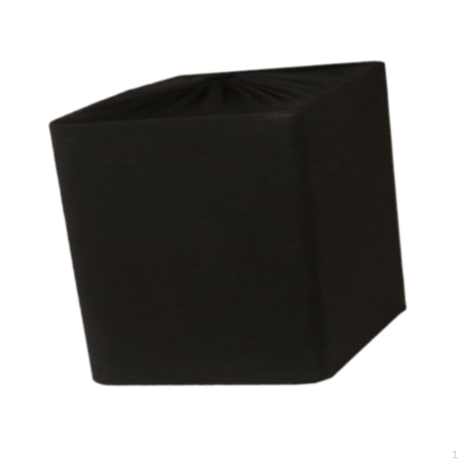 

Чехол для динамика Аудио Защита от царапин Аксессуары для улицы Дизайн со шнурком Черный 35x35x35cm