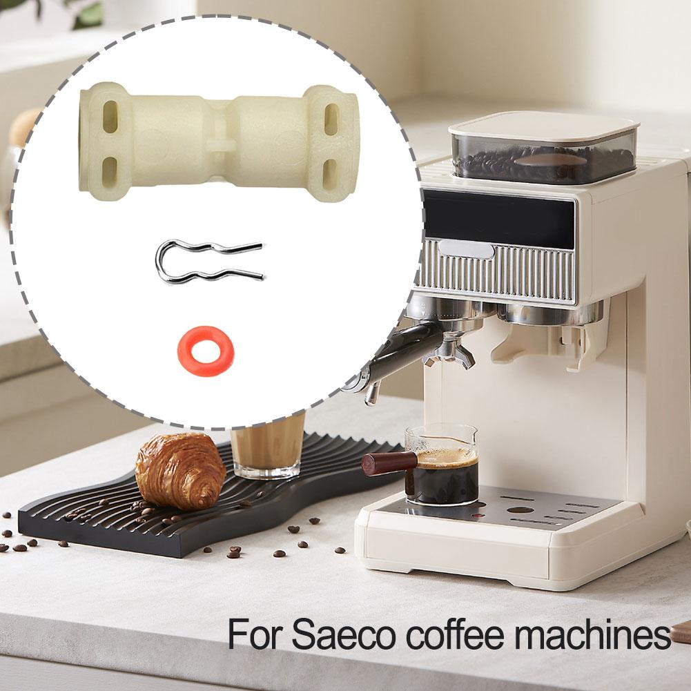 Thermoblock Wasseranschluss-Kit für Saeco Kaffeemaschinen Enthält Schlauch Dichtungs-Klemmschellen I-Form Ersatzteile