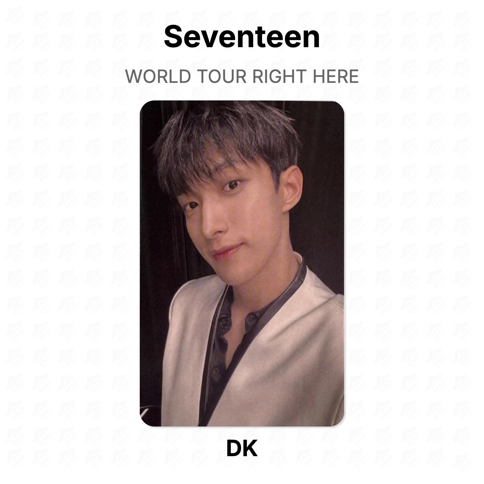 Seventeen WORLD TOUR RIGHT HERE Official Photocard DK