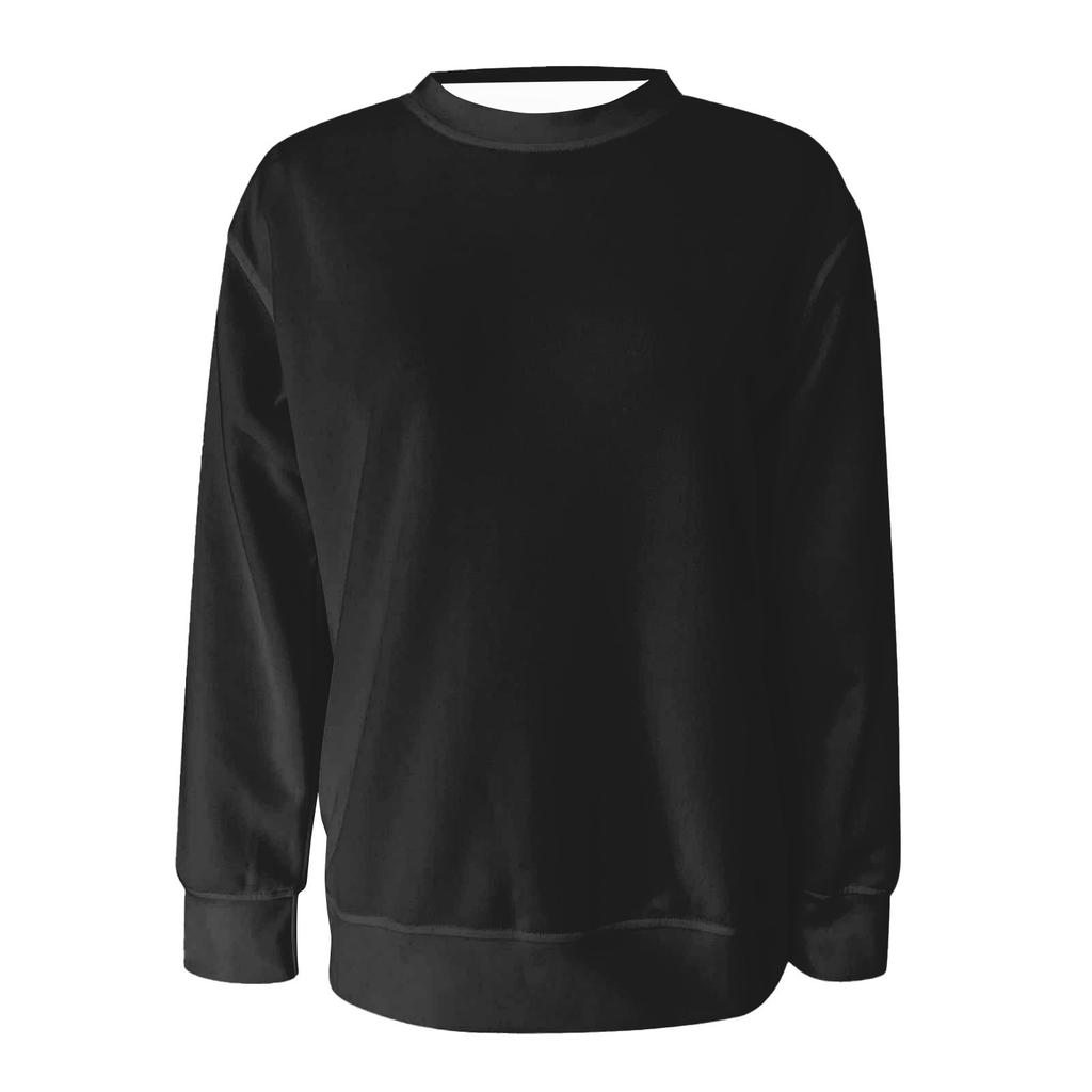 Dámská mikina Colorblock Dlouhý rukáv Kulatý výstřih Ležérní Pohodlné Volné Lehká dámská mikina